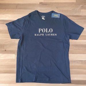 NWT Polo Ralph Lauren Men's Short Sleeve Navy Blue Shirt Size XL
